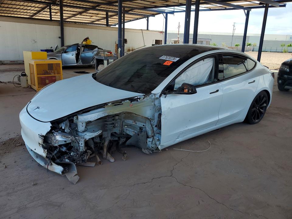 2020 Tesla Model 3 მანქანა იყიდება აუქციონზე, vin: 5YJ3E1EBXLF646361, აუქციონის ნომერი: 57628236
