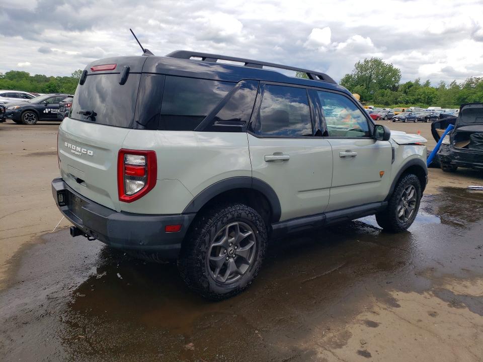 54846816 :رقم المزاد ، 3FMCR9D9XMRA02209 vin ، 2021 Ford Bronco Sport مزاد بيع