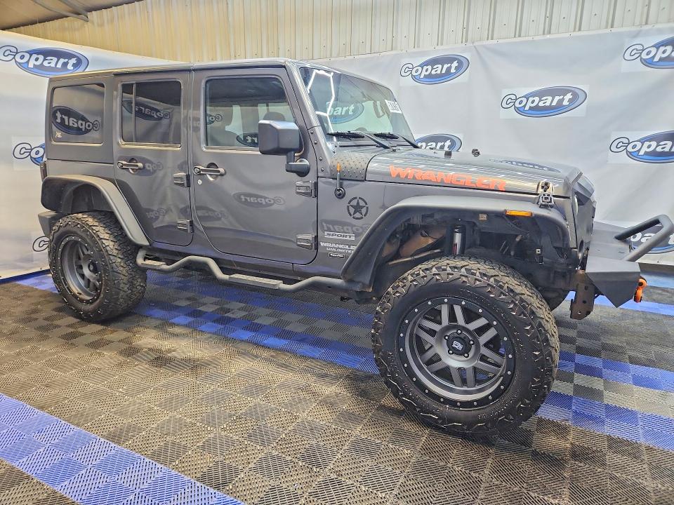 2014 Jeep Wrangler Unlimited მანქანა იყიდება აუქციონზე, vin: 1C4BJWDG6EL270288, აუქციონის ნომერი: 58707516