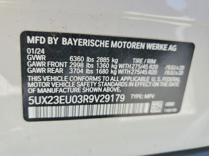 Aukcja sprzedaży 2024 Bmw X5, vin: 5UX23EU03R9V29179, numer aukcji: 56540336