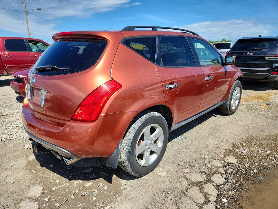 2004 Nissan Murano მანქანა იყიდება აუქციონზე, vin: JN8AZ08WX4W311073, აუქციონის ნომერი: 56343906