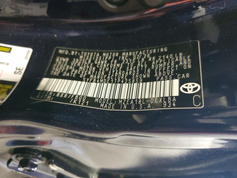 Aukcja sprzedaży 2026 Toyota Corolla, vin: 5YFB4MDE1TP425859, numer aukcji: 55674436