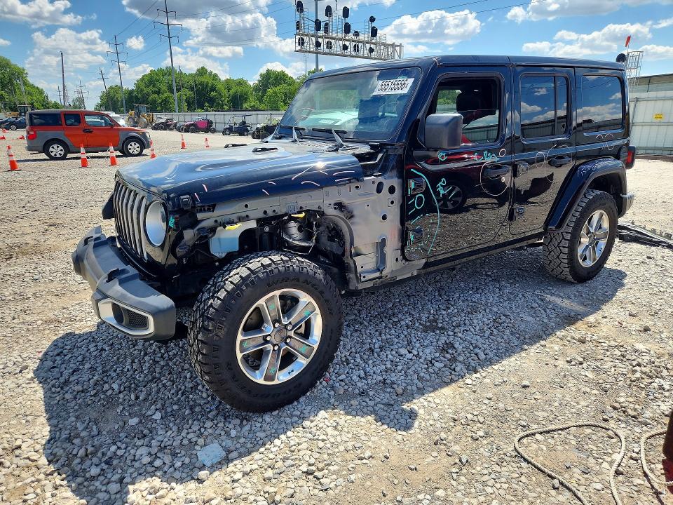 2022 Jeep Wrangler Unlimited მანქანა იყიდება აუქციონზე, vin: 1C4HJXEN3NW118156, აუქციონის ნომერი: 55515556