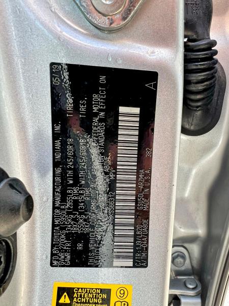 Продажа на аукционе авто 2019 Toyota Highlander, vin: 5TDKZRFH8KS566312, номер лота: 56324136