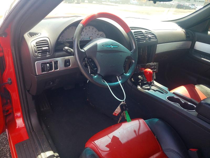 2002 Ford Thunderbird მანქანა იყიდება აუქციონზე, vin: 1FAHP60A62Y122480, აუქციონის ნომერი: 57238976