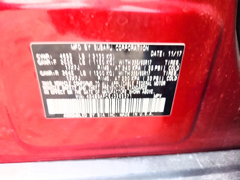 2018 Subaru Outback მანქანა იყიდება აუქციონზე, vin: 4S4BSAFC6J3266371, აუქციონის ნომერი: 56878626