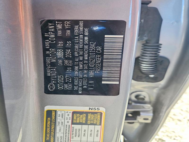 Продаж на аукціоні авто 2026 Hyundai Elantra, vin: KMHLL4DG2TU115842, номер лоту: 58715346