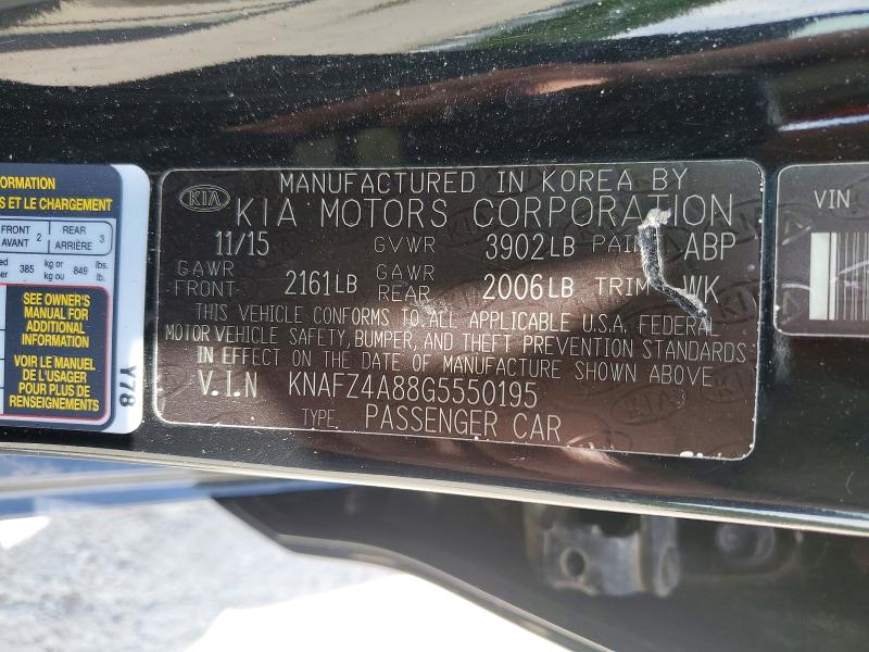 Продажа на аукционе авто 2016 Kia Forte, vin: KNAFZ4A88G5550195, номер лота: 57343776