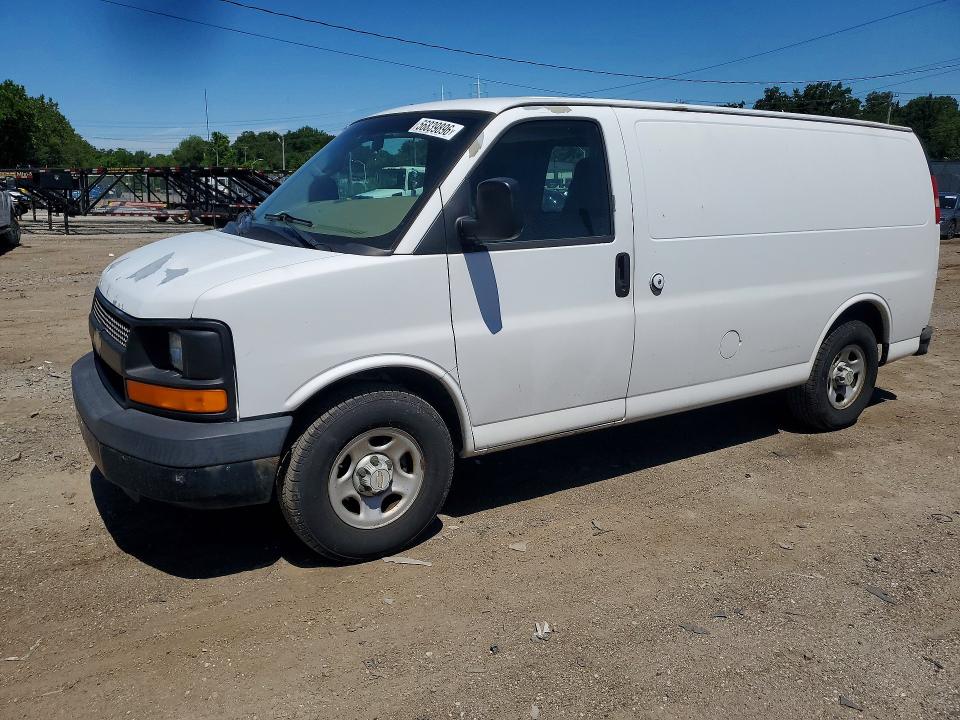 2008 Chevrolet Express G1500 მანქანა იყიდება აუქციონზე, vin: 1GCFG15X381217775, აუქციონის ნომერი: 56839896