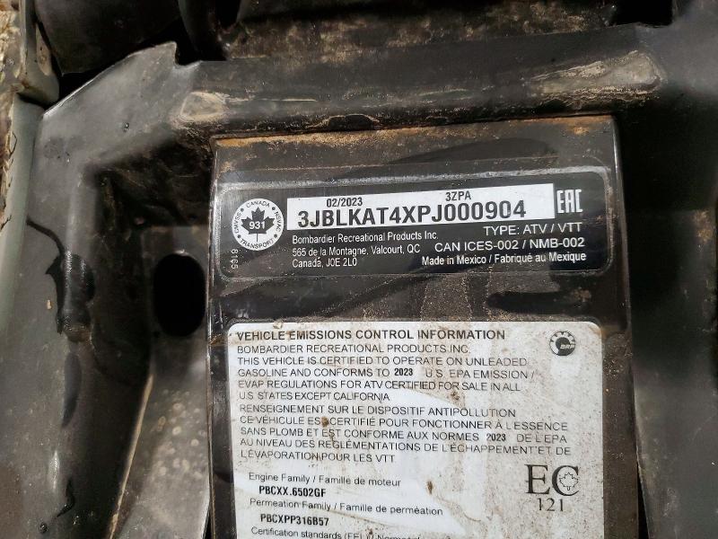 Продаж на аукціоні авто 2023 Can-am Outlander, vin: 3JBLKAT4XPJ000904, номер лоту: 57651056