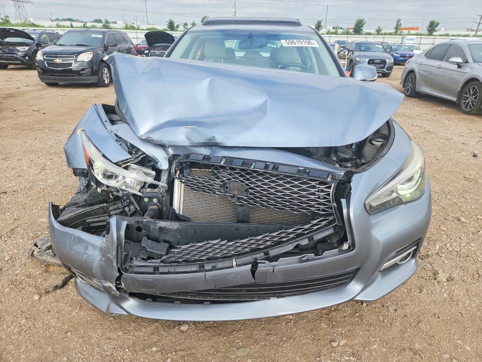 59019196 :رقم المزاد ، JN1BV7AP3EM672636 vin ، 2014 Infiniti Q50 مزاد بيع