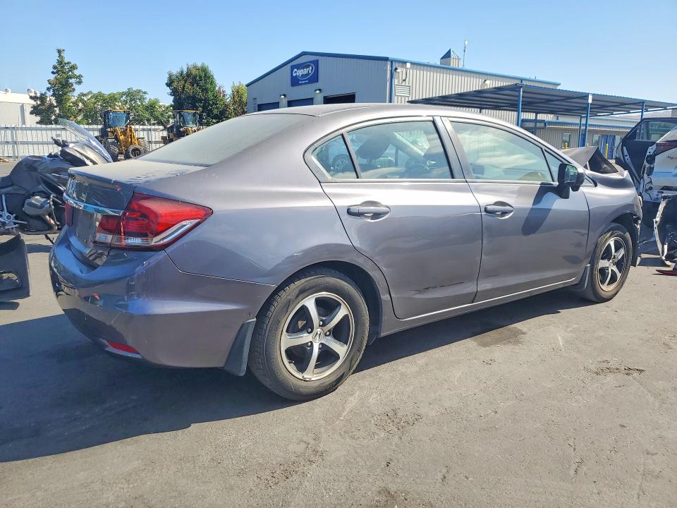 58752986 :رقم المزاد ، 2HGFB2F77FH512056 vin ، 2015 Honda Civic مزاد بيع