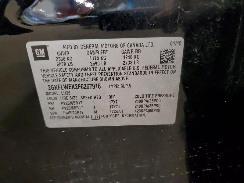 Продажа на аукционе авто 2015 Gmc Terrain, vin: 2GKFLWEK2F6267918, номер лота: 55366006