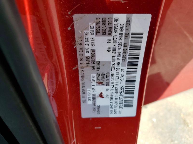 Продажа на аукционе авто 2018 Mazda 3, vin: 3MZBN1W35JM159559, номер лота: 58843326