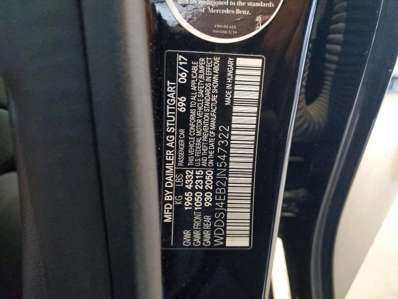 Продаж на аукціоні авто 2018 Mercedes-benz Cla, vin: WDDSJ4EB2JN547322, номер лоту: 58249406
