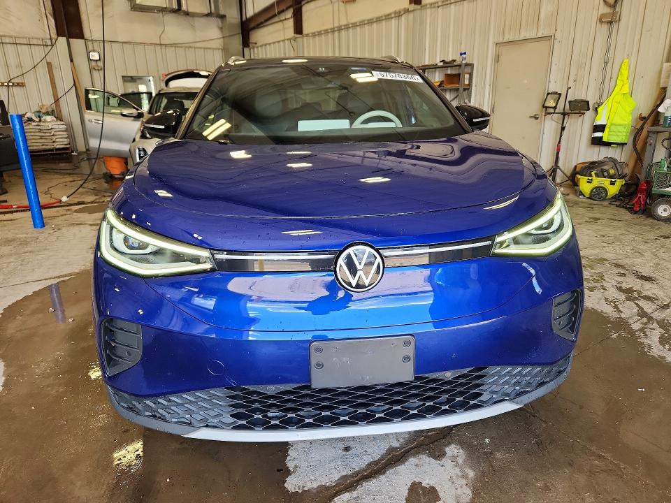 2021 Volkswagen Id.4 მანქანა იყიდება აუქციონზე, vin: WVGDMPE25MP019290, აუქციონის ნომერი: 57578366
