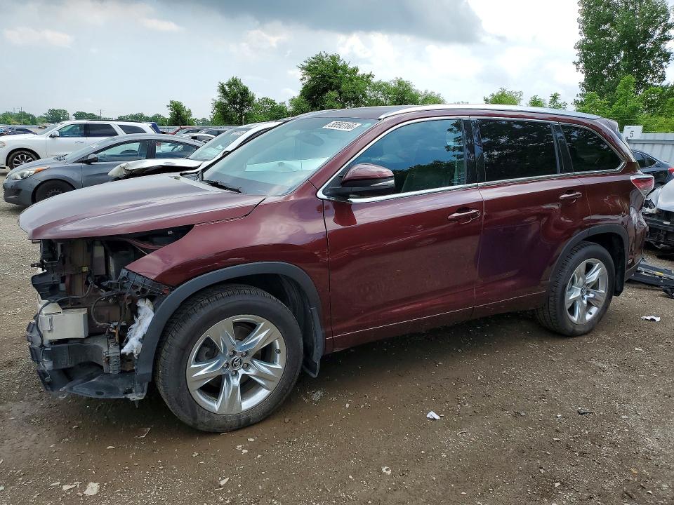2016 Toyota Highlander მანქანა იყიდება აუქციონზე, vin: 5TDDKRFHXGS226230, აუქციონის ნომერი: 55593166