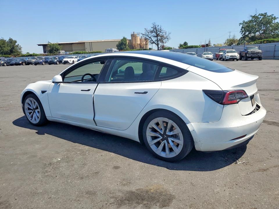2022 Tesla Model 3 მანქანა იყიდება აუქციონზე, vin: 5YJ3E1EA0NF185682, აუქციონის ნომერი: 57596726