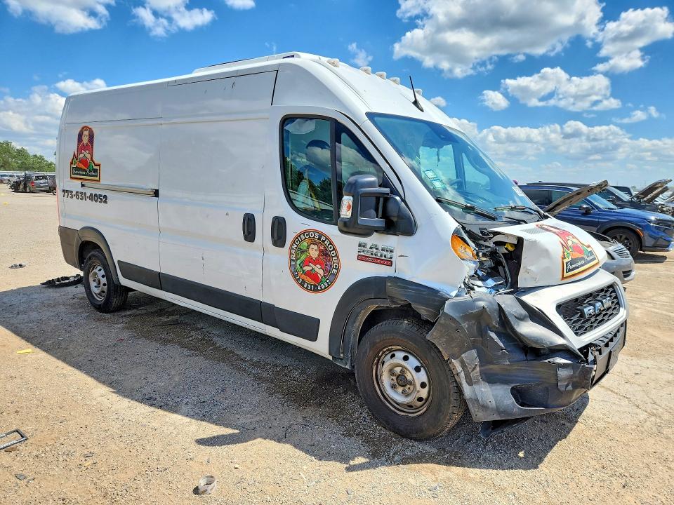 57328286 :رقم المزاد ، 3C6LRVDGXNE108946 vin ، 2022 Ram Promaster 2500 مزاد بيع