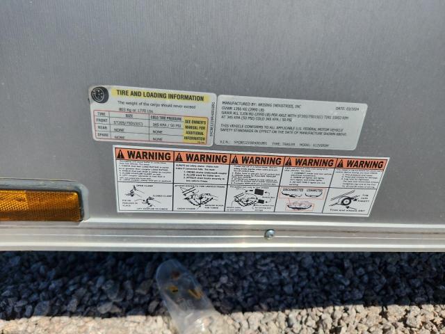 Продажа на аукционе авто 2024 Arising Enclosed Cargo, vin: 5YCBE1219RH001891, номер лота: 55869346