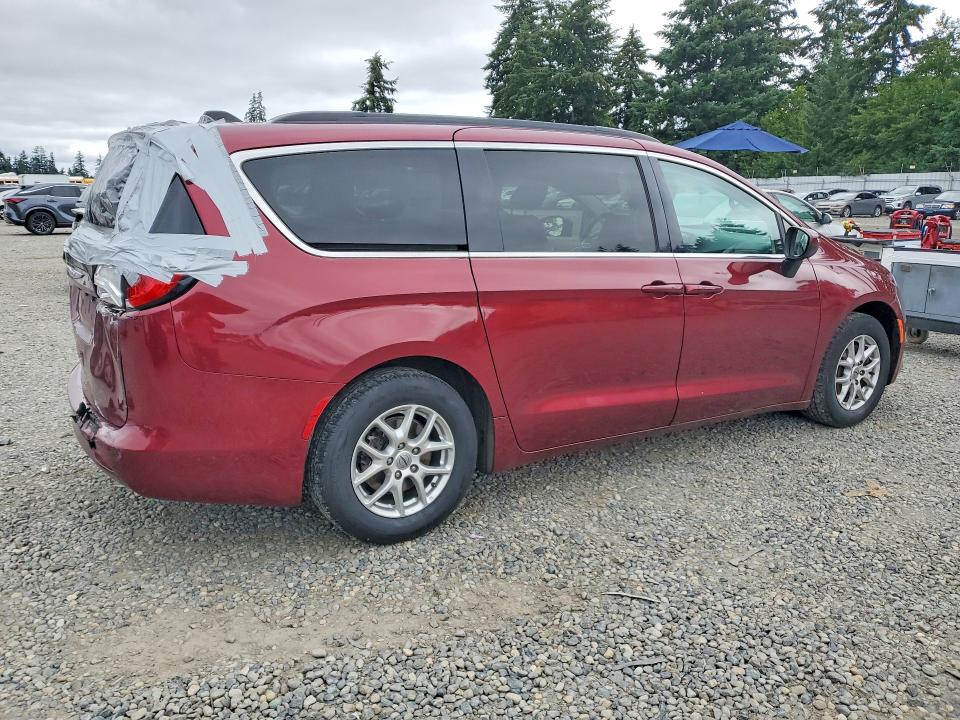 59128826 :رقم المزاد ، 2C4RC1DG2MR509188 vin ، 2021 Chrysler Voyager مزاد بيع