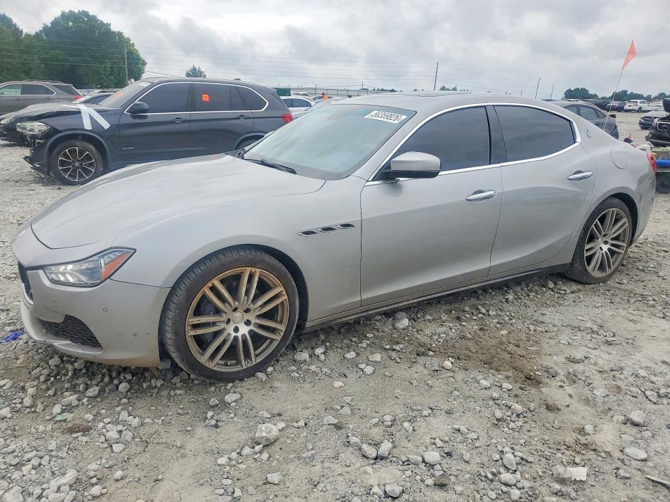 2017 Maserati Ghibli მანქანა იყიდება აუქციონზე, vin: ZAM57XSL1H1198896, აუქციონის ნომერი: 56359826
