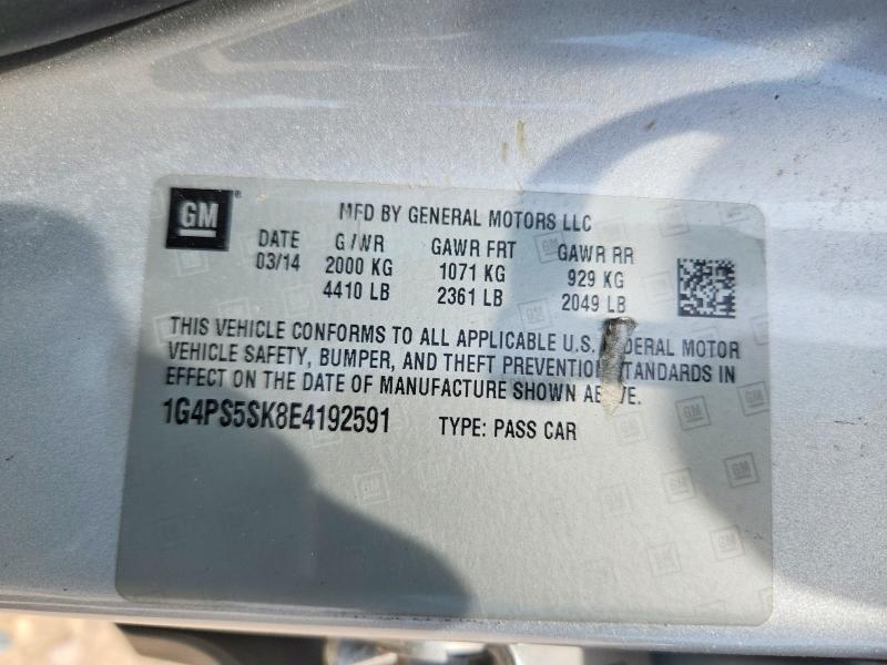 Продажа на аукционе авто 2014 Buick Verano, vin: 1G4PS5SK8E4192591, номер лота: 58081806
