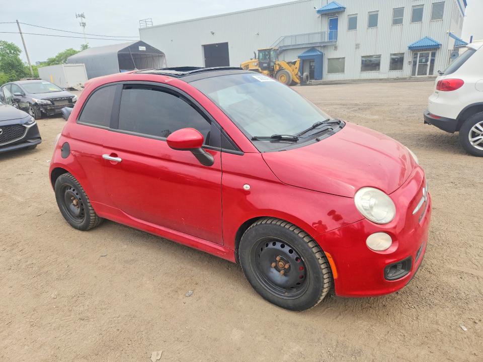 56283436 :رقم المزاد ، 3C3CFFBR4CT107901 vin ، 2012 Fiat 500 مزاد بيع