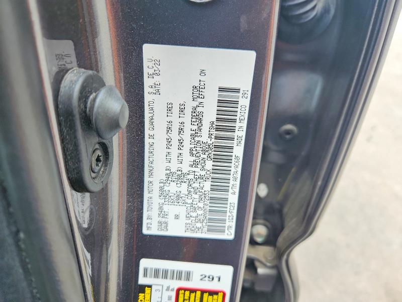Продажа на аукционе авто 2022 Toyota Tacoma, vin: 3TYCZ5ANXNT072553, номер лота: 56722376