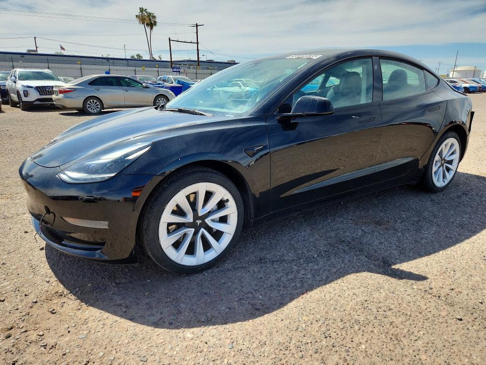 2022 Tesla Model 3 მანქანა იყიდება აუქციონზე, vin: 5YJ3E1EA5NF304133, აუქციონის ნომერი: 56889636