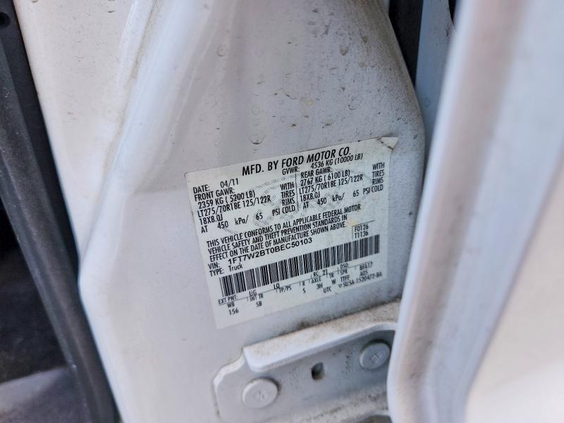 Продажа на аукционе авто 2011 Ford F250, vin: 1FT7W2BT0BEC50103, номер лота: 56580006