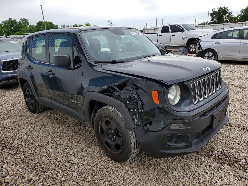 Продажа на аукционе авто 2017 Jeep Renegade, vin: ZACCJAAH0HPG16906, номер лота: 57777406