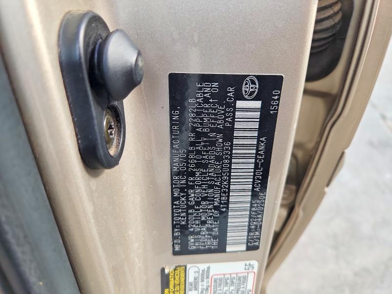 Aukcja sprzedaży 2005 Toyota Camry, vin: 4T1BE32K95U083336, numer aukcji: 56445426
