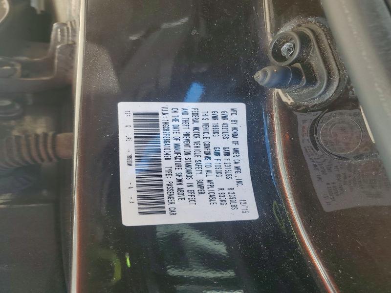 Продажа на аукционе авто 2016 Honda Accord, vin: 1HGCR2F88GA100428, номер лота: 55091176