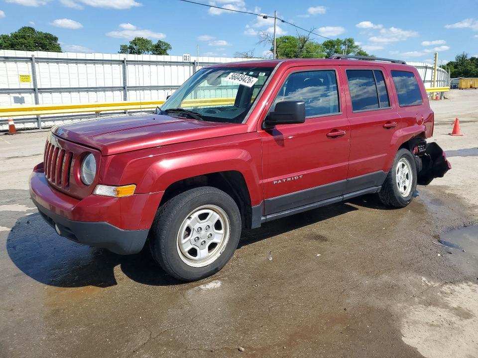 56049426 :رقم المزاد ، 1C4NJPBB9GD763549 vin ، 2016 Jeep Patriot مزاد بيع