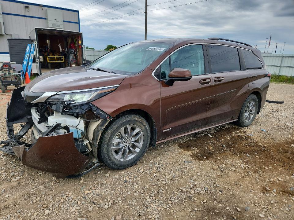Aukcja sprzedaży 2021 Toyota Sienna, vin: 5TDKRKEC7MS023033, numer aukcji: 57689176