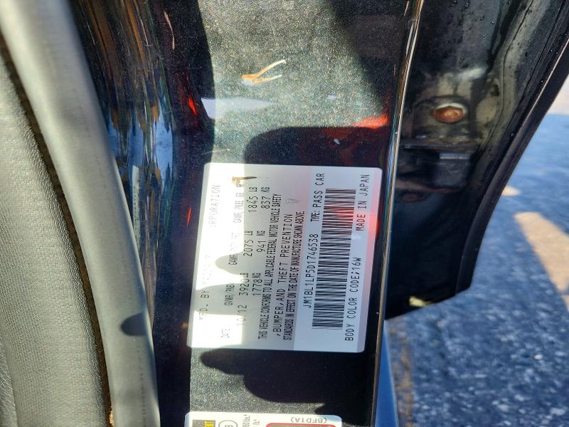 56126546 :رقم المزاد ، JM1BL1LP5D1746538 vin ، 2013 Mazda 3 مزاد بيع