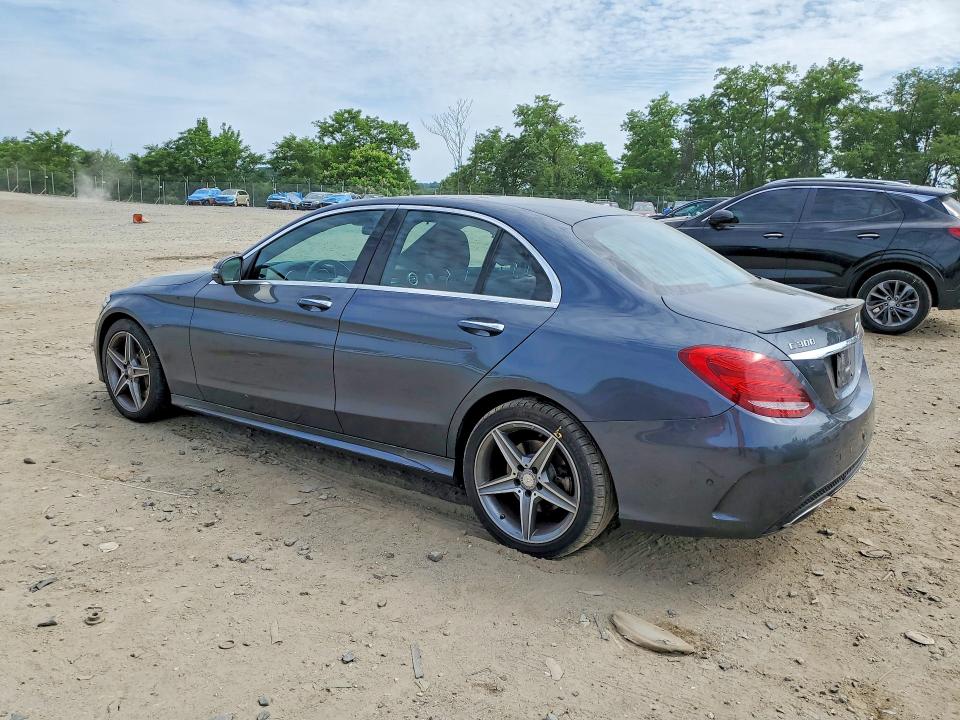 56890216 :رقم المزاد ، 55SWF4KB2GU097601 vin ، 2016 Mercedes-benz C مزاد بيع
