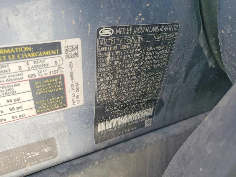 Aukcja sprzedaży 2018 Land Rover Discovery, vin: SALRT2RV3JA058164, numer aukcji: 57917586