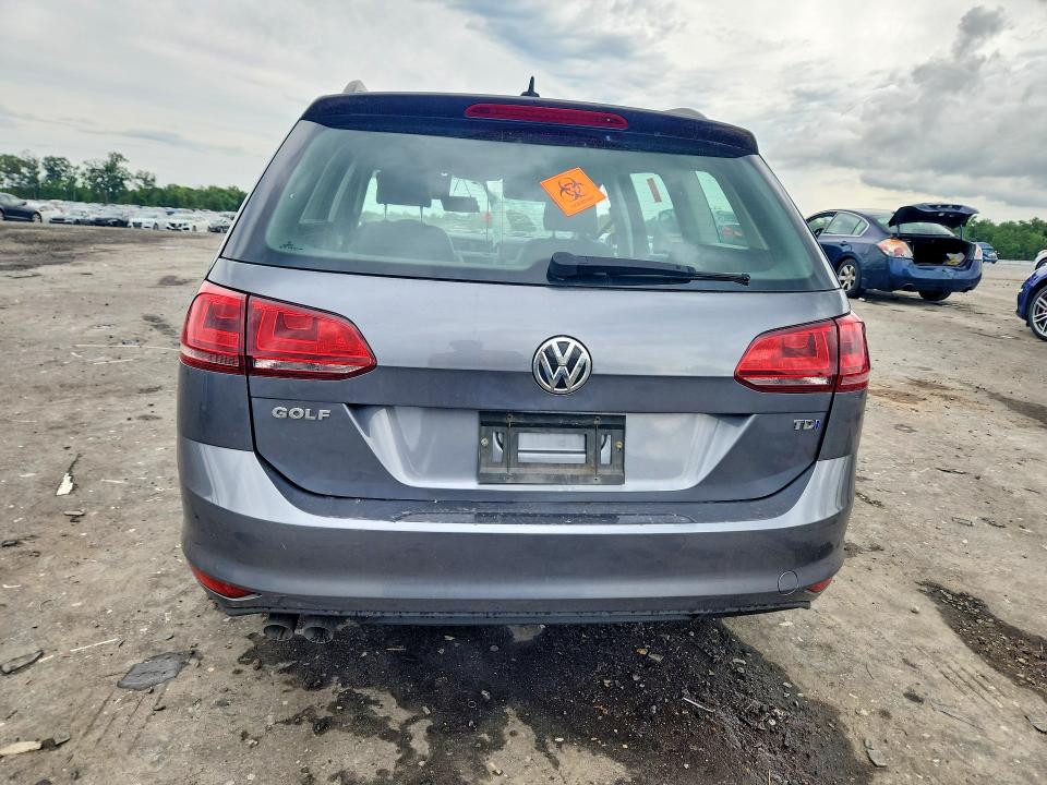2015 Volkswagen Golf Sportwagen მანქანა იყიდება აუქციონზე, vin: 3VWCA7AU2FM520143, აუქციონის ნომერი: 58138216