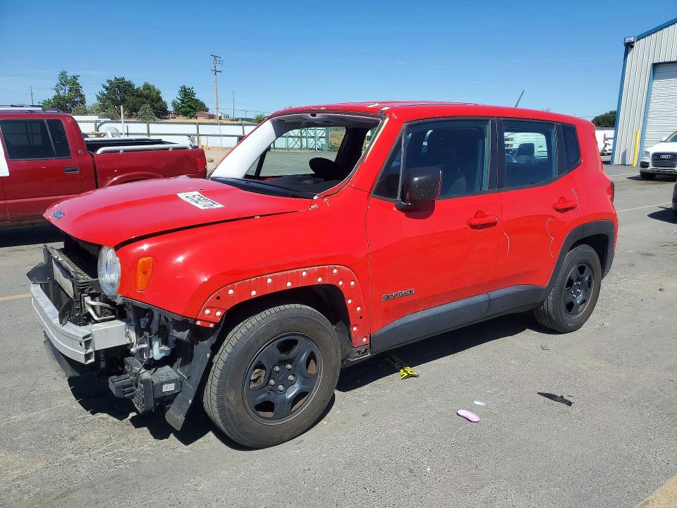 2016 Jeep Renegade მანქანა იყიდება აუქციონზე, vin: ZACCJAAT6GPD57888, აუქციონის ნომერი: 57502776