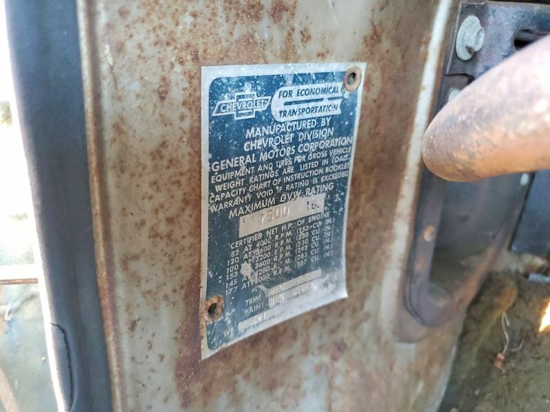Продажа на аукционе авто 1965 Chevrolet C20, vin: C2545Z152262, номер лота: 57163756