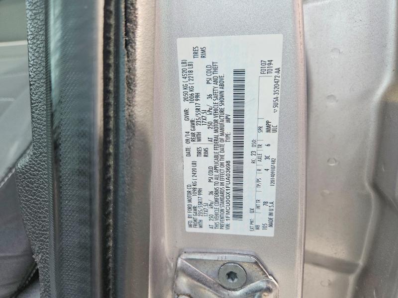 Aukcja sprzedaży 2015 Ford Escape, vin: 1FMCU0GX1FUA03698, numer aukcji: 56714126