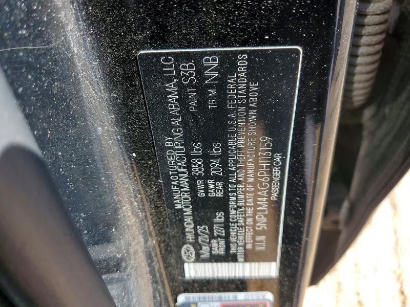 Aukcja sprzedaży 2023 Hyundai Elantra, vin: 5NPLM4AG6PH113159, numer aukcji: 58527536