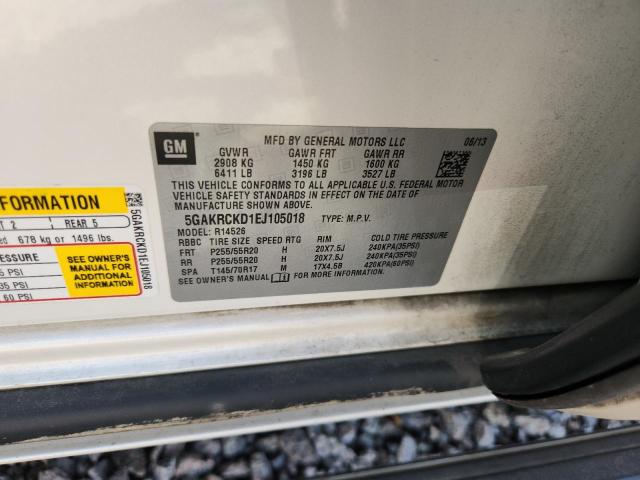 Продаж на аукціоні авто 2014 Buick Enclave, vin: 5GAKRCKD1EJ105018, номер лоту: 56967106