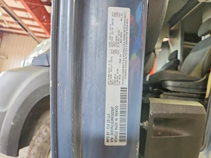 Aukcja sprzedaży 2021 Ram Promaster 3500, vin: 3C6FRVJG0ME502987, numer aukcji: 58386026