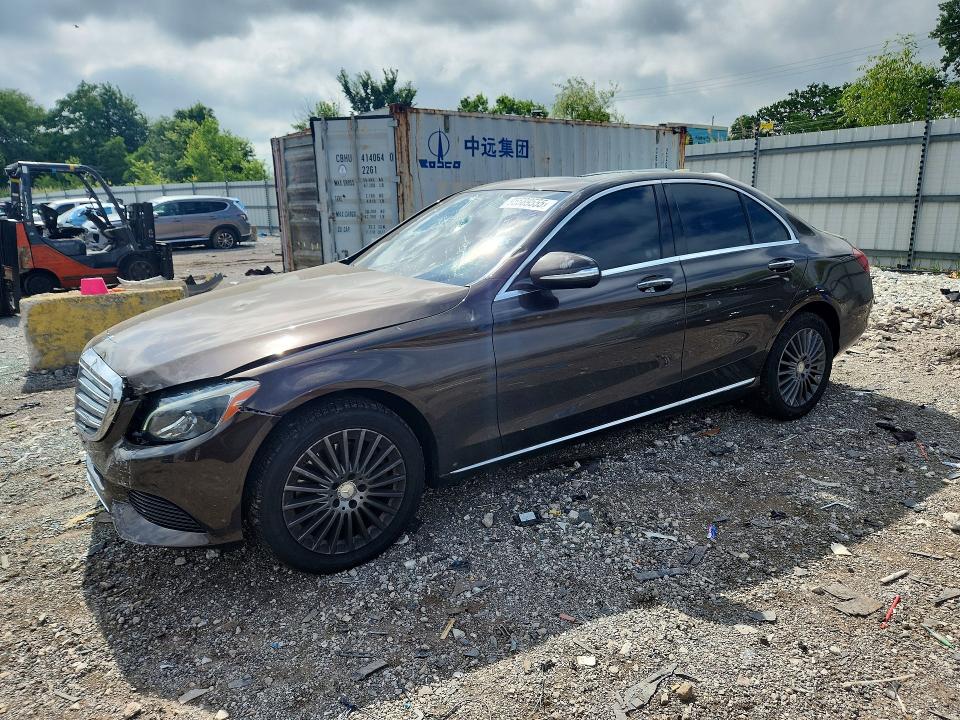 2015 Mercedes-benz C მანქანა იყიდება აუქციონზე, vin: 55SWF4KB7FU035741, აუქციონის ნომერი: 95589555