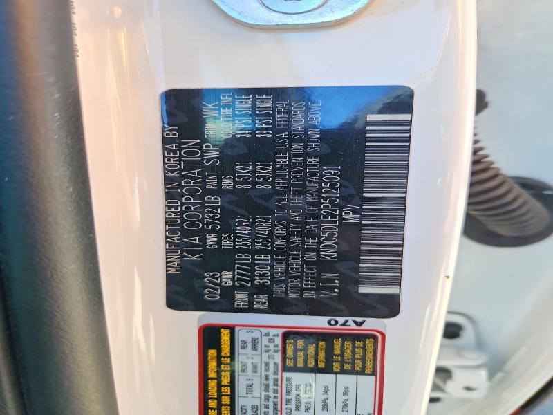 57402886 :رقم المزاد ، KNDC5DLE2P5125091 vin ، 2023 Kia Ev6 مزاد بيع