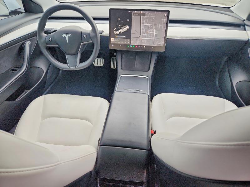 56862476 :رقم المزاد ، 5YJ3E1EC9MF077884 vin ، 2021 Tesla Model 3 مزاد بيع