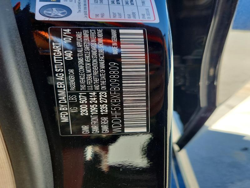 Продаж на аукціоні авто 2015 Mercedes-benz E, vin: WDDHF5KBXFB098809, номер лоту: 56849106